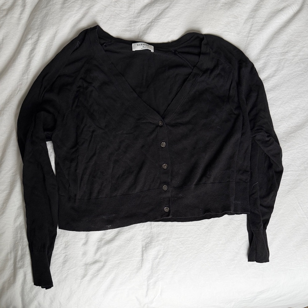 Babaton Black Cardigan Size M